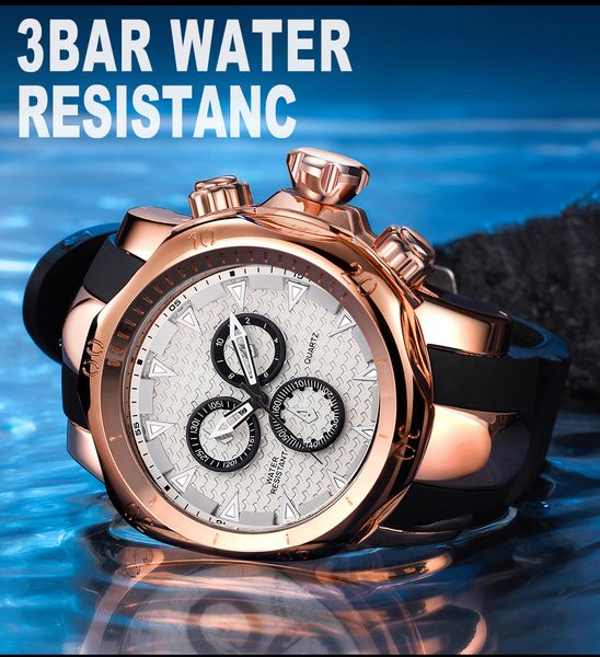 special men's fashion watch zinc alloy quartz battery 30m waterproof fake three eyes big dial brazilian military sports watch, Slivery;brown
special men's fashion watch zinc alloy quartz battery 30m waterproof fake three eyes big dial brazilian military sports watch, Slivery;brown