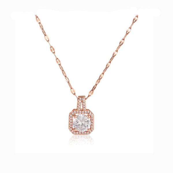 chokers jioromy luxury necklace for women titanium steel cz square pendant full zircons jewelry necklaces, Golden;silver
chokers jioromy luxury necklace for women titanium steel cz square pendant full zircons jewelry necklaces, Golden;silver