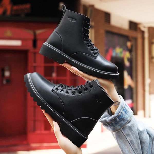 boots 2021 black women short lace up flat heel casual fashion ankle woman cool punk winter shoes footwear size 35-41
boots 2021 black women short lace up flat heel casual fashion ankle woman cool punk winter shoes footwear size 35-41