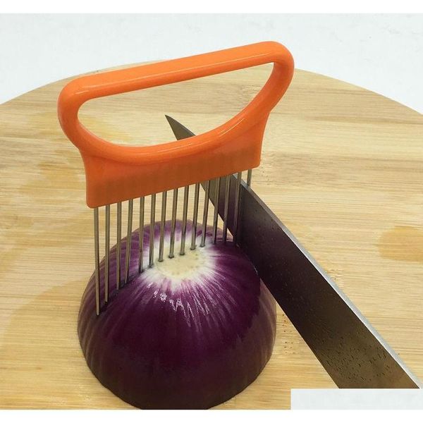 easy cut onion holder fork stainless steel +plastic vegetable slicer tomato cutter metal meat needle ga jllyjm dh_niceshop
easy cut onion holder fork stainless steel +plastic vegetable slicer tomato cutter metal meat needle ga jllyjm dh_niceshop