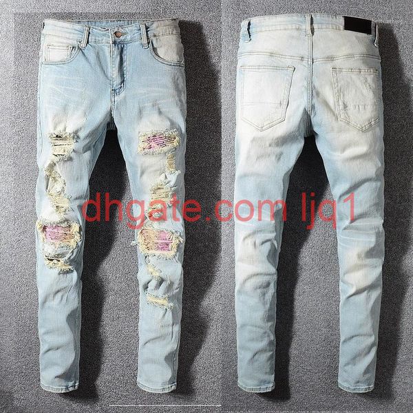 italy style dsqpleind2 men's distressed destroyed pants colored print ribbed patches skinny blue jeans slim trousers size 28-401
italy style dsqpleind2 men's distressed destroyed pants colored print ribbed patches skinny blue jeans slim trousers size 28-401