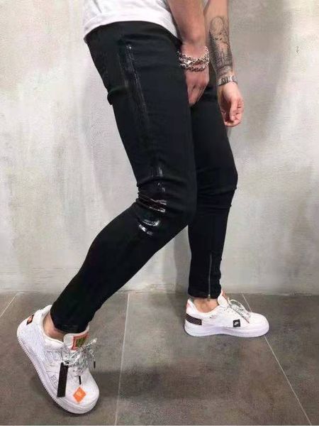 mens black jeans european and american stretch skinny pencil pants teens casual solid color slim foot zipper denim trousers dy0082022, Blue
mens black jeans european and american stretch skinny pencil pants teens casual solid color slim foot zipper denim trousers dy0082022, Blue