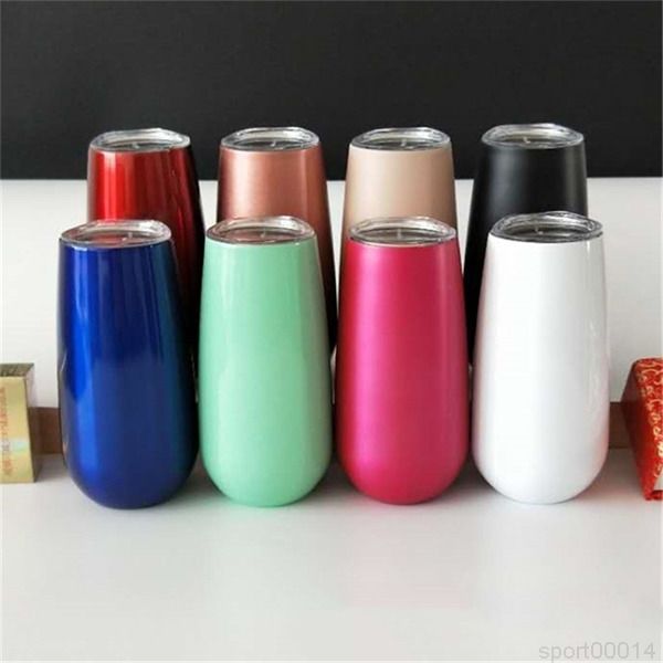 7 colors 6oz egg shaped cups wine glasses tumblers stemless rose gold stainless steel double walled vacuum insulated mugs with clear lid a05
7 colors 6oz egg shaped cups wine glasses tumblers stemless rose gold stainless steel double walled vacuum insulated mugs with clear lid a05