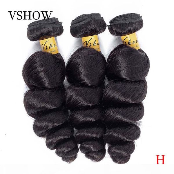 vshow malaysian loose wave bundles natural black hair weaving 1 3 4 pcs 100% human hair extensions remy hair weave, Black;brown
vshow malaysian loose wave bundles natural black hair weaving 1 3 4 pcs 100% human hair extensions remy hair weave, Black;brown