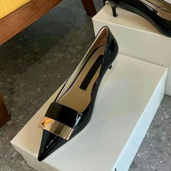 fashion shoes for women comfortable non-slip thin heel metal decoration shoes pointed toe women wedding prom1, Black
fashion shoes for women comfortable non-slip thin heel metal decoration shoes pointed toe women wedding prom1, Black