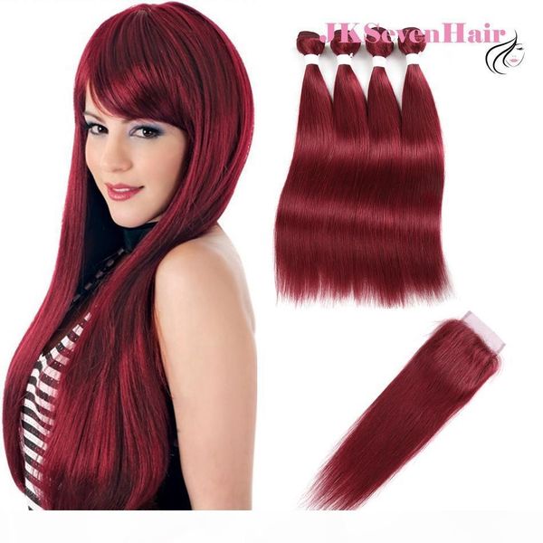 ombre 99j straight virgin brazilian human hair extensions 4pcs with 4x4 inch lace closure #99j peruvian malaysian indian hair with closure, Black
ombre 99j straight virgin brazilian human hair extensions 4pcs with 4x4 inch lace closure #99j peruvian malaysian indian hair with closure, Black