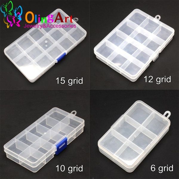 adjustable plastic storage box 6/10/12/15 grilles jewelry storage box olingart, Pink;blue
adjustable plastic storage box 6/10/12/15 grilles jewelry storage box olingart, Pink;blue