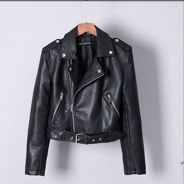 women's leather jacket with collar, informal zipper skin coat, black, motorcycle, by autumn 2020
women's leather jacket with collar, informal zipper skin coat, black, motorcycle, by autumn 2020