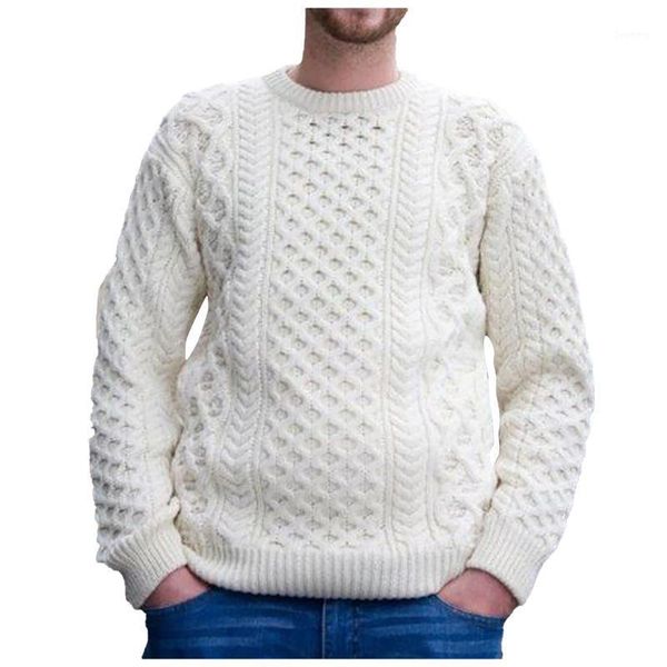 loose winter men's thick sweater long-sleeved round neck knitted sweater solid color warm outer pullover blouse men clothing1, White;black
loose winter men's thick sweater long-sleeved round neck knitted sweater solid color warm outer pullover blouse men clothing1, White;black