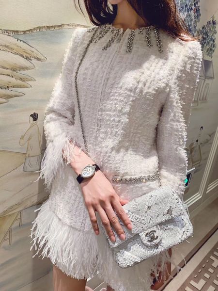 autumn suit pants suit shorts pants st wintr 2019 small fragranc lightdesigner marie e * heavy industry nail drill ostrich woolen jacket and, Gray
autumn suit pants suit shorts pants st wintr 2019 small fragranc lightdesigner marie e * heavy industry nail drill ostrich woolen jacket and, Gray