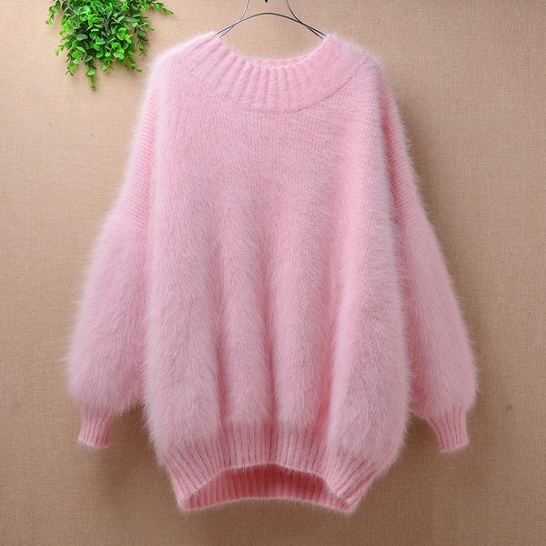 female women winter thick warm medium long plus size mink cashmere long puff sleeves angora rabbit fur pullover sweater dress lj201112, White;black
female women winter thick warm medium long plus size mink cashmere long puff sleeves angora rabbit fur pullover sweater dress lj201112, White;black