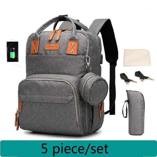 5piece/set new backpack bag mummy large capacity bag mom baby multi-function waterproof outdoor travel diaper bags for baby care1
5piece/set new backpack bag mummy large capacity bag mom baby multi-function waterproof outdoor travel diaper bags for baby care1