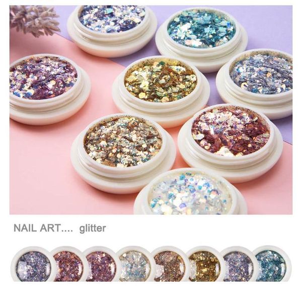1 box nail holographic glitter dipping powder flakes 3d hexagon colorful sequins spangles polish manicure nails art dec jllrrf, Silver;gold
1 box nail holographic glitter dipping powder flakes 3d hexagon colorful sequins spangles polish manicure nails art dec jllrrf, Silver;gold
