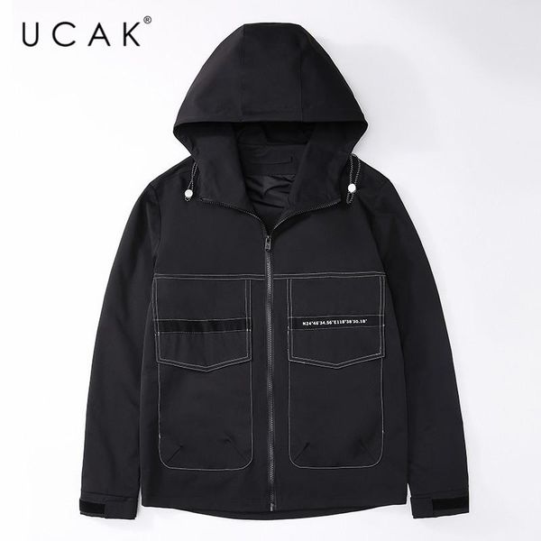 ucak brand jackets men clothing 2020 autumn tooling design streetwear jacket clothes casual big pockets zipper coats men u8089, Black;brown
ucak brand jackets men clothing 2020 autumn tooling design streetwear jacket clothes casual big pockets zipper coats men u8089, Black;brown