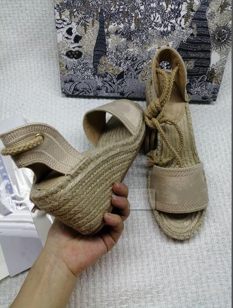 new sandals thick bottom light twine braided cross strap fisherman shoes designer wild wedge comfortable canvas shoes, Black
new sandals thick bottom light twine braided cross strap fisherman shoes designer wild wedge comfortable canvas shoes, Black