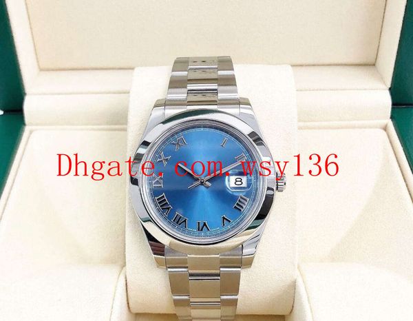 blue mens watch 41mm stainless steel oyster smooth bezel 116300 movement automatic machinery mens wrist watches including box, Slivery;brown
blue mens watch 41mm stainless steel oyster smooth bezel 116300 movement automatic machinery mens wrist watches including box, Slivery;brown