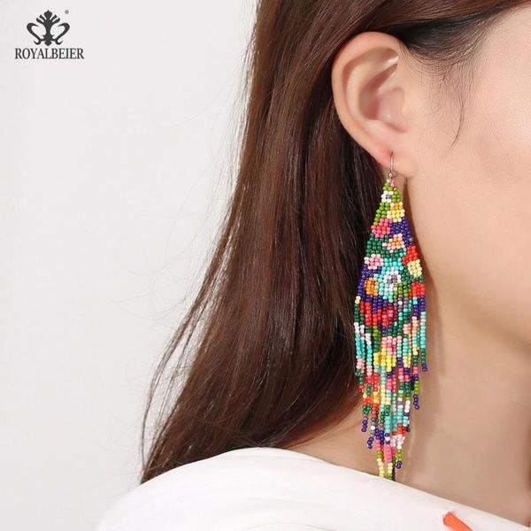 new christmas colorful beads earrings high-quality handmade round drop earring fashion design jewelry accessories for women, Silver
new christmas colorful beads earrings high-quality handmade round drop earring fashion design jewelry accessories for women, Silver