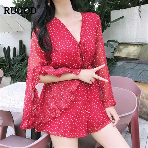 women's jumpsuits & rompers rugod summer playsuits women bell sleeve lace up dot print bodysuits overalls casual holiday jumpsuit femme, Black;white
women's jumpsuits & rompers rugod summer playsuits women bell sleeve lace up dot print bodysuits overalls casual holiday jumpsuit femme, Black;white