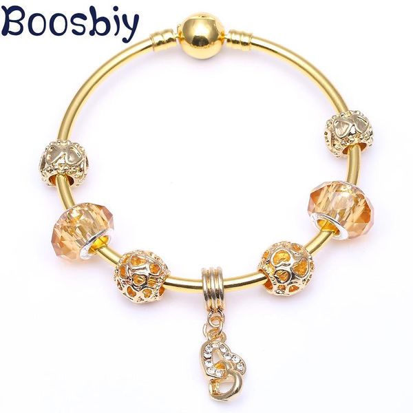 charm bracelets arrival crystal heart pendants fits gold color snake chain bangle diy fashion brand jewelry gift for women, Golden;silver
charm bracelets arrival crystal heart pendants fits gold color snake chain bangle diy fashion brand jewelry gift for women, Golden;silver