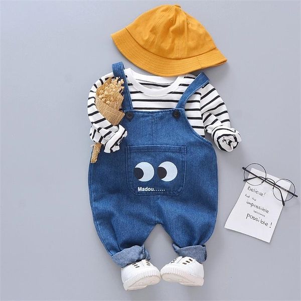 fashion infant clothing for baby girls clothes set spring newborn baby boys clothes striped t-shirt+overalls 2pcs outfits suit y200803, White
fashion infant clothing for baby girls clothes set spring newborn baby boys clothes striped t-shirt+overalls 2pcs outfits suit y200803, White