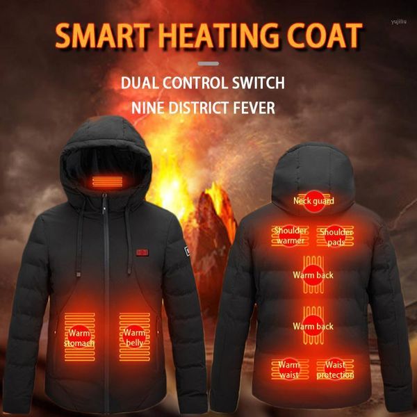 outdoor t-shirts -5xl 9 places heated vest usb electric heating jacket hooded coat thermal clothing hunting winter warm fishing skiing camp, Gray;blue
outdoor t-shirts -5xl 9 places heated vest usb electric heating jacket hooded coat thermal clothing hunting winter warm fishing skiing camp, Gray;blue