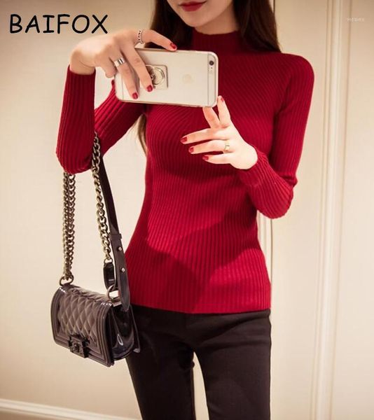 baifox new fashion women turtleneck sweater 2020 casual spring winter women bottoming slim warm knitted pullovers female woman1, White;black
baifox new fashion women turtleneck sweater 2020 casual spring winter women bottoming slim warm knitted pullovers female woman1, White;black