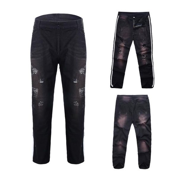 men's jeans fashion men ripped biker black skinny male motorcycle hole denim straight stretch cowboy dropping streetwear, Blue
men's jeans fashion men ripped biker black skinny male motorcycle hole denim straight stretch cowboy dropping streetwear, Blue