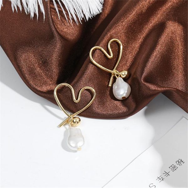 stud fashion female temperament contracted pearl earring daily wear a heart-shaped earrings jewelry accessories, Golden;silver
stud fashion female temperament contracted pearl earring daily wear a heart-shaped earrings jewelry accessories, Golden;silver