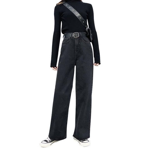 high waist wide leg jeans women's autumn and winter 2020 new loose drape straight mom straight pants, Blue
high waist wide leg jeans women's autumn and winter 2020 new loose drape straight mom straight pants, Blue