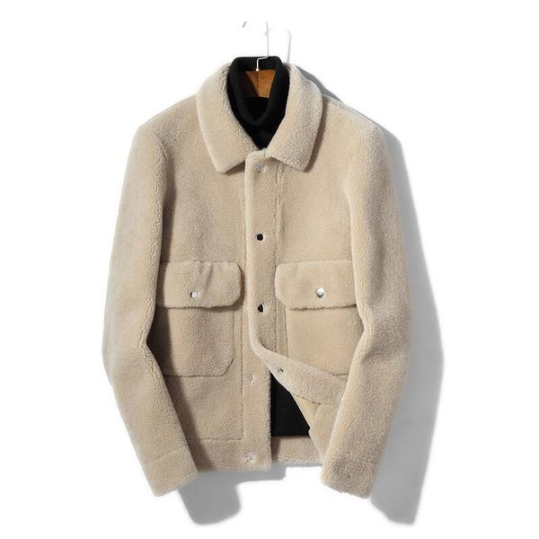 sheep 2021 new winter men sheared one men's genuine leather jacket male real fur jackets coat, Black
sheep 2021 new winter men sheared one men's genuine leather jacket male real fur jackets coat, Black