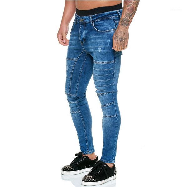 2020 men jeans pants fashion male street slim casual pants full length pencil trousers 20201, Blue
2020 men jeans pants fashion male street slim casual pants full length pencil trousers 20201, Blue