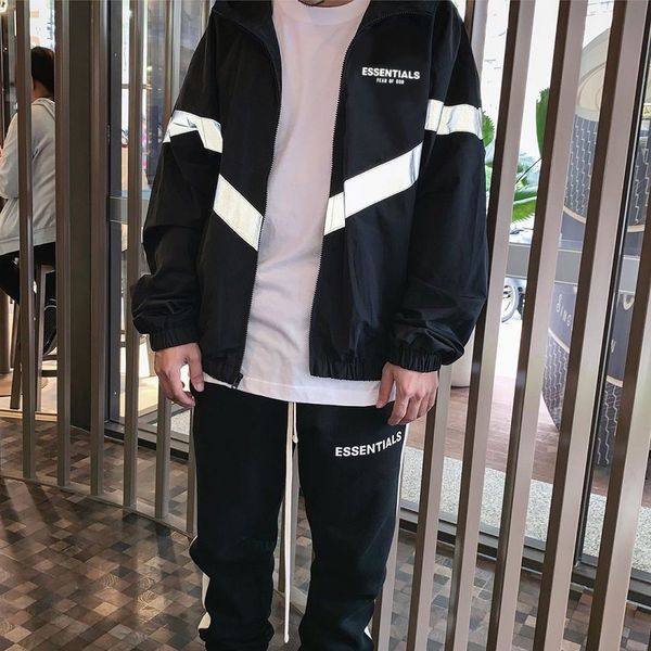 fear of god fog essentials double line reflective zipper stormsuit long sleeve jacket men's fashion
fear of god fog essentials double line reflective zipper stormsuit long sleeve jacket men's fashion