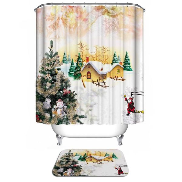 shower curtains 3d christmas printed bath screen curtain for bathroom waterproof polyester fabric + hooks home decoration
shower curtains 3d christmas printed bath screen curtain for bathroom waterproof polyester fabric + hooks home decoration