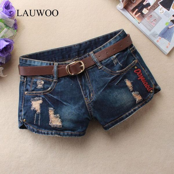 lauwoo summer women hole denim shorts fashion jean shorts low waist without belt1, White;black
lauwoo summer women hole denim shorts fashion jean shorts low waist without belt1, White;black