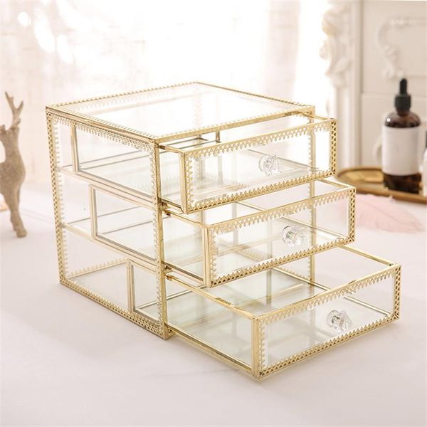 double bronze glass deskstorage box jewelry finishing box drawer jewelry cosmetic storage1
double bronze glass deskstorage box jewelry finishing box drawer jewelry cosmetic storage1