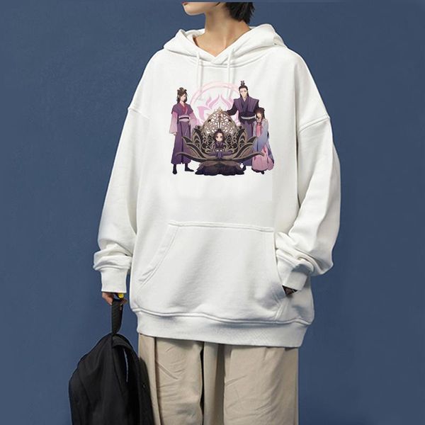 women's hoodies & sweatshirts 2021 chinese wind autumn/winter animation mo dao zu shi cartoon image printed hoodie casual couple kawaii, Black
women's hoodies & sweatshirts 2021 chinese wind autumn/winter animation mo dao zu shi cartoon image printed hoodie casual couple kawaii, Black