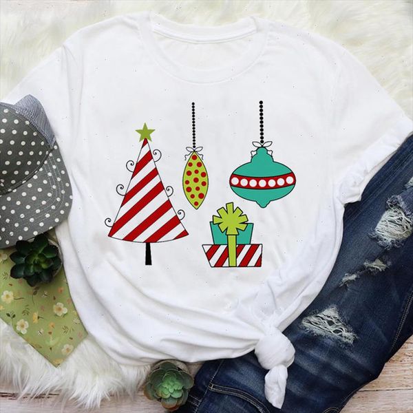 women light tree gift new year happy time holiday merry christmas graphic tees clothes print lady female t shirt t shirt, White
women light tree gift new year happy time holiday merry christmas graphic tees clothes print lady female t shirt t shirt, White