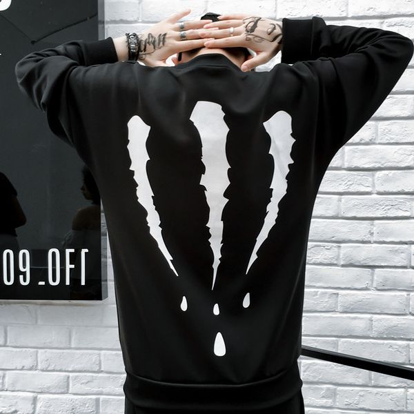 2021 new autumn hip hop casual loose men hoodies pulley sleeve batwing youth collapses streetweear sweatshirts e3me, Black
2021 new autumn hip hop casual loose men hoodies pulley sleeve batwing youth collapses streetweear sweatshirts e3me, Black
