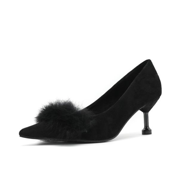 2021 new spring fashion skin thin suede pointed shoes kitty ladies heels e7q2, Black
2021 new spring fashion skin thin suede pointed shoes kitty ladies heels e7q2, Black