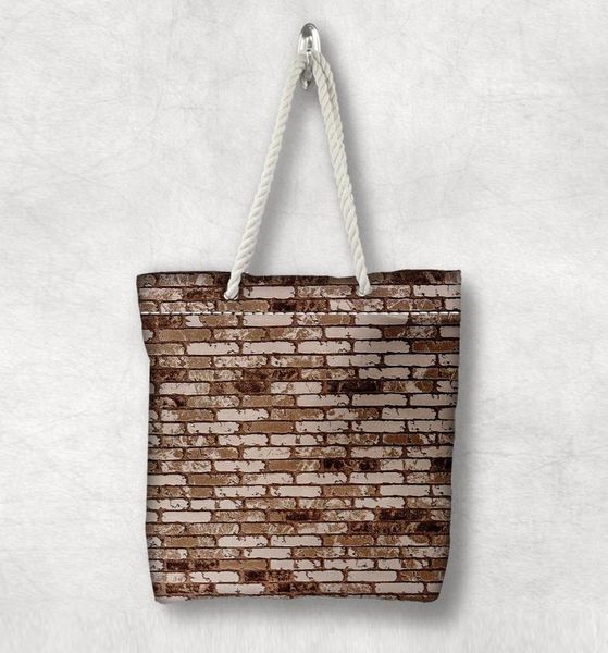 else brown brick wall stones new fashion white rope handle canvas bag cotton canvas zippered tote bag shoulder
else brown brick wall stones new fashion white rope handle canvas bag cotton canvas zippered tote bag shoulder