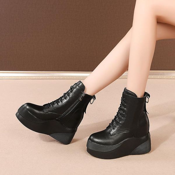 casual shoes woman platform boots winter new big size chunky heels women ankle boots punk motorcycle, Black
casual shoes woman platform boots winter new big size chunky heels women ankle boots punk motorcycle, Black