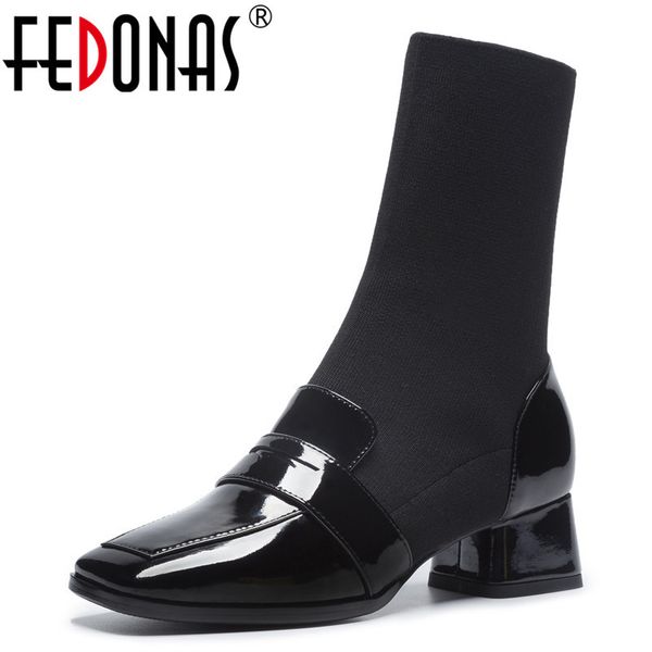 fedonas brand fashion women mid-calf boots autumn winter genuine leather solid women shoes classic square toe basic shoes woman 1026, Black
fedonas brand fashion women mid-calf boots autumn winter genuine leather solid women shoes classic square toe basic shoes woman 1026, Black