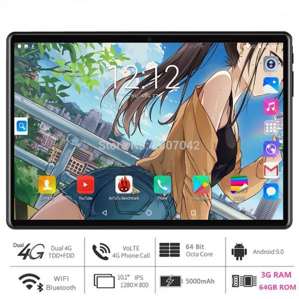 tablet pc est android 9.0 10 inch octa core 3gb ram 64gb rom 1280x800 hd ips screen 5.0mp camera 4g fdd lte gps wifi youtube1
tablet pc est android 9.0 10 inch octa core 3gb ram 64gb rom 1280x800 hd ips screen 5.0mp camera 4g fdd lte gps wifi youtube1