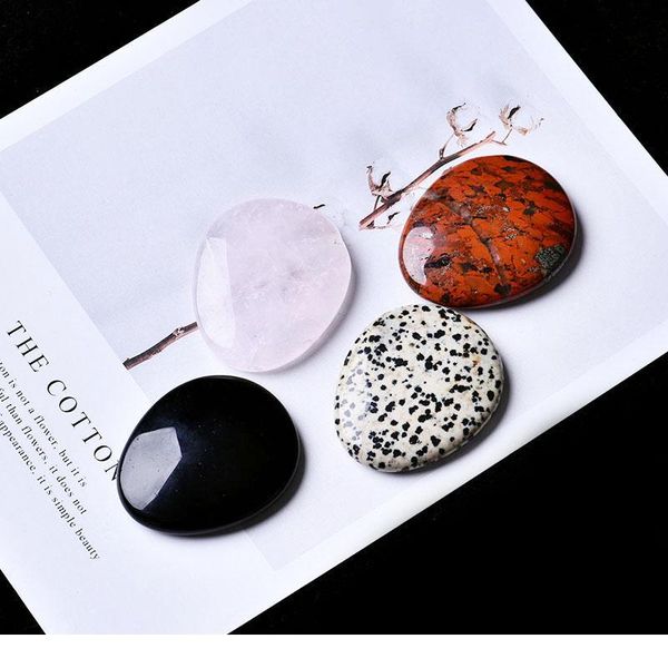 1pc natural rock rose quartz obsidian worry stone can be used to reduce stress diy gifts jllikr, Black
1pc natural rock rose quartz obsidian worry stone can be used to reduce stress diy gifts jllikr, Black