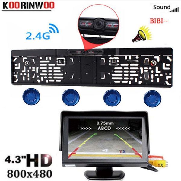 koorinwoo wireless eu parking sensor ir rear view camera license plate frame waterproof back up camera monitor car parktronic1
koorinwoo wireless eu parking sensor ir rear view camera license plate frame waterproof back up camera monitor car parktronic1
