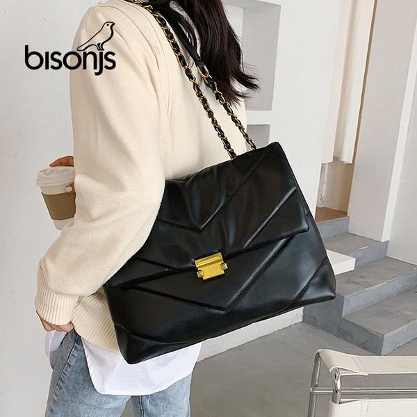 bisonjs большой vintage кожа pu crossbody сумка для женщин 2020 цепной сумка конструктора женщины trend мешок рука крест тела
bisonjs большой vintage кожа pu crossbody сумка для женщин 2020 цепной сумка конструктора женщины trend мешок рука крест тела