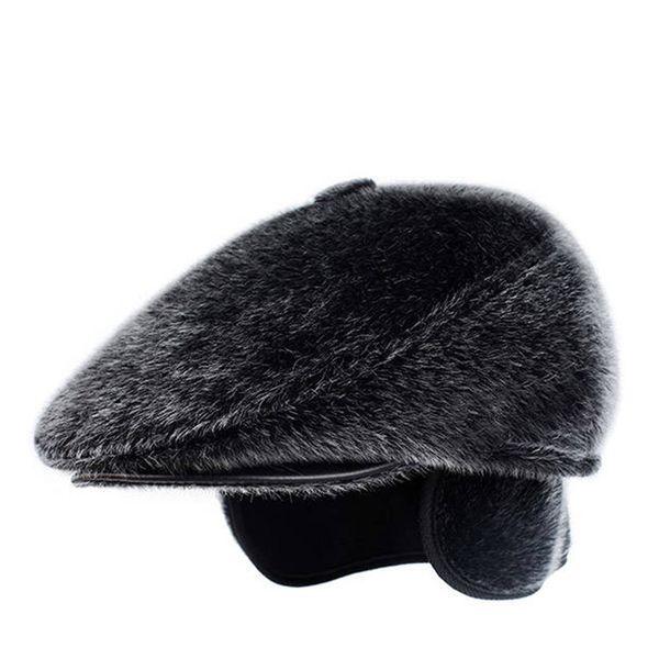 berets sqteio winter water mink hat men's autumn and outdoor cap plus velvet can protect ear cotton, Blue;gray
berets sqteio winter water mink hat men's autumn and outdoor cap plus velvet can protect ear cotton, Blue;gray