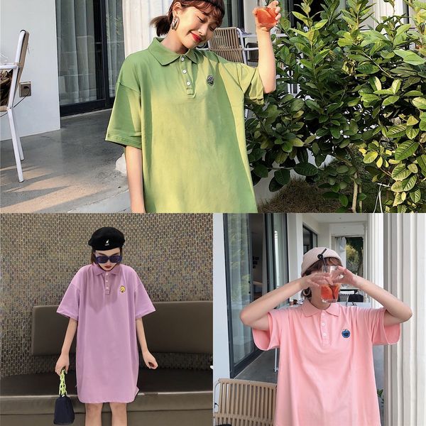 qianchun cartoon embroidered lapel button button dress women 2020 summer new korean loose casual short sleeve women zcofa, Black;gray
qianchun cartoon embroidered lapel button button dress women 2020 summer new korean loose casual short sleeve women zcofa, Black;gray