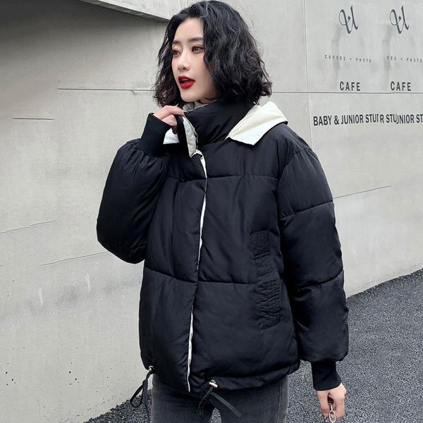 stand by kraag 2019 winter jas women capuchon cats spoiled loose female jas short parka mujer invierno1, Black
stand by kraag 2019 winter jas women capuchon cats spoiled loose female jas short parka mujer invierno1, Black