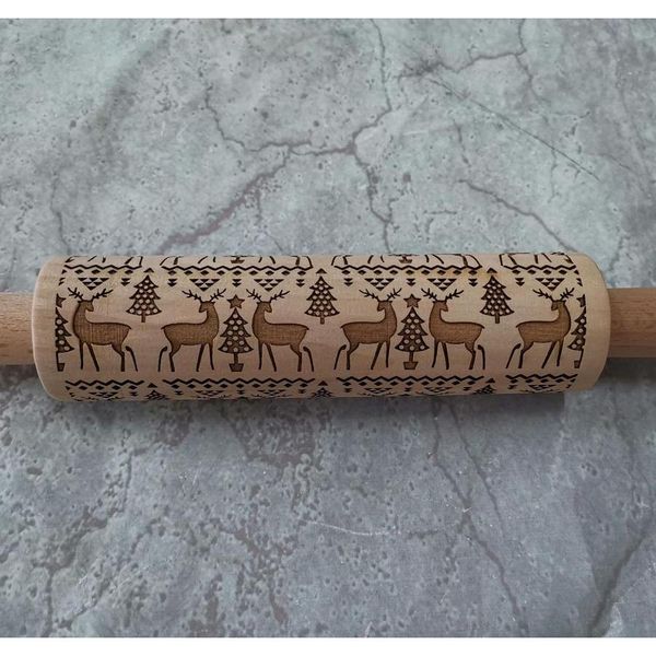 new christmas elk print rolling pin bakeware wood laser engraving embossed rolling pin cookie dry noodle engravi wmtwzb new_dhbest
new christmas elk print rolling pin bakeware wood laser engraving embossed rolling pin cookie dry noodle engravi wmtwzb new_dhbest